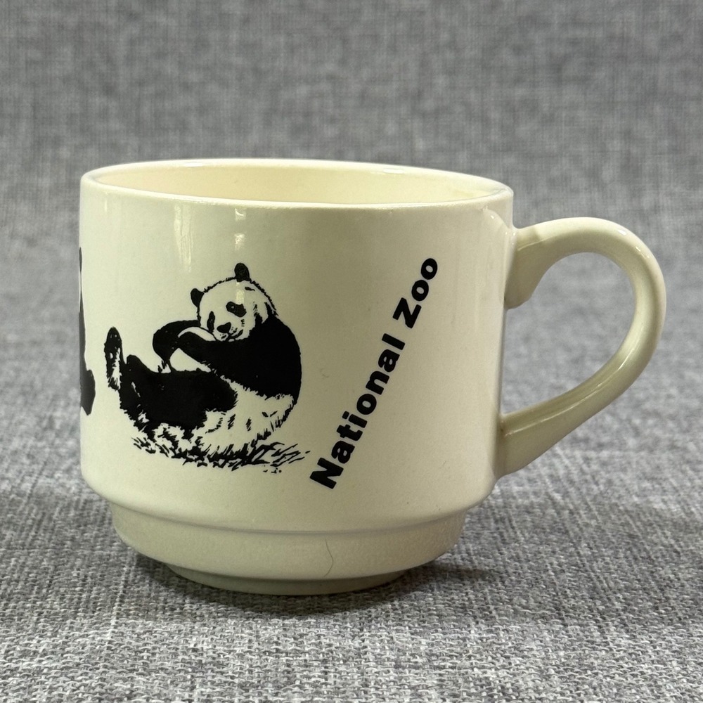 VTG FONZ National Zoo Panda Mug Washington DC Ceramic Retro Souvenir Coffee Cup